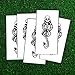 Harry Potter Death Eaters Dark Mark Tattoos for Cosplay Accessories and Parties