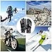 RGCTL Winter Sport Gloves, Leather Gloves with Full Finger Touchscreen and Fleece Liner for Outdoor Activities Cycling Men Women One Size Fit Most