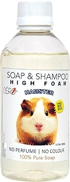 CERO High Foam Shampoo for Hamster with No Perfume and Colour Soap, 200 ml