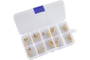 JRL Supermotorparts 10Pcs Carburetor Main Jets kit & 10Pcs Slow Pilot Jets for PWK Keihin OKO CVK PWM