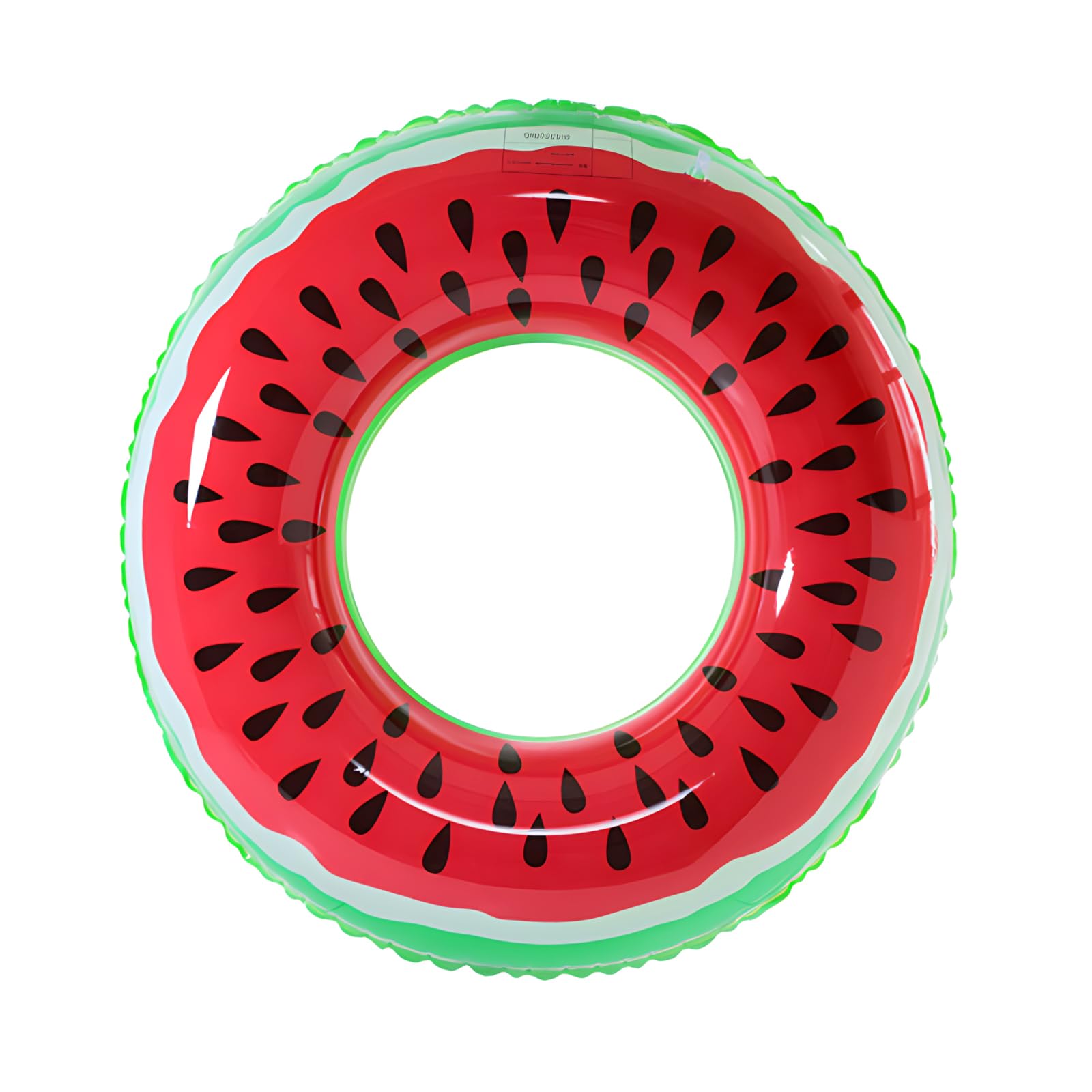 JYJLLM Watermelon Swimming Ring - 2-Size Thickened Pool Float for Baby & Adult, Fade-Resistant Inflatable Swim Ring for Kids, Children in Swimming Pools