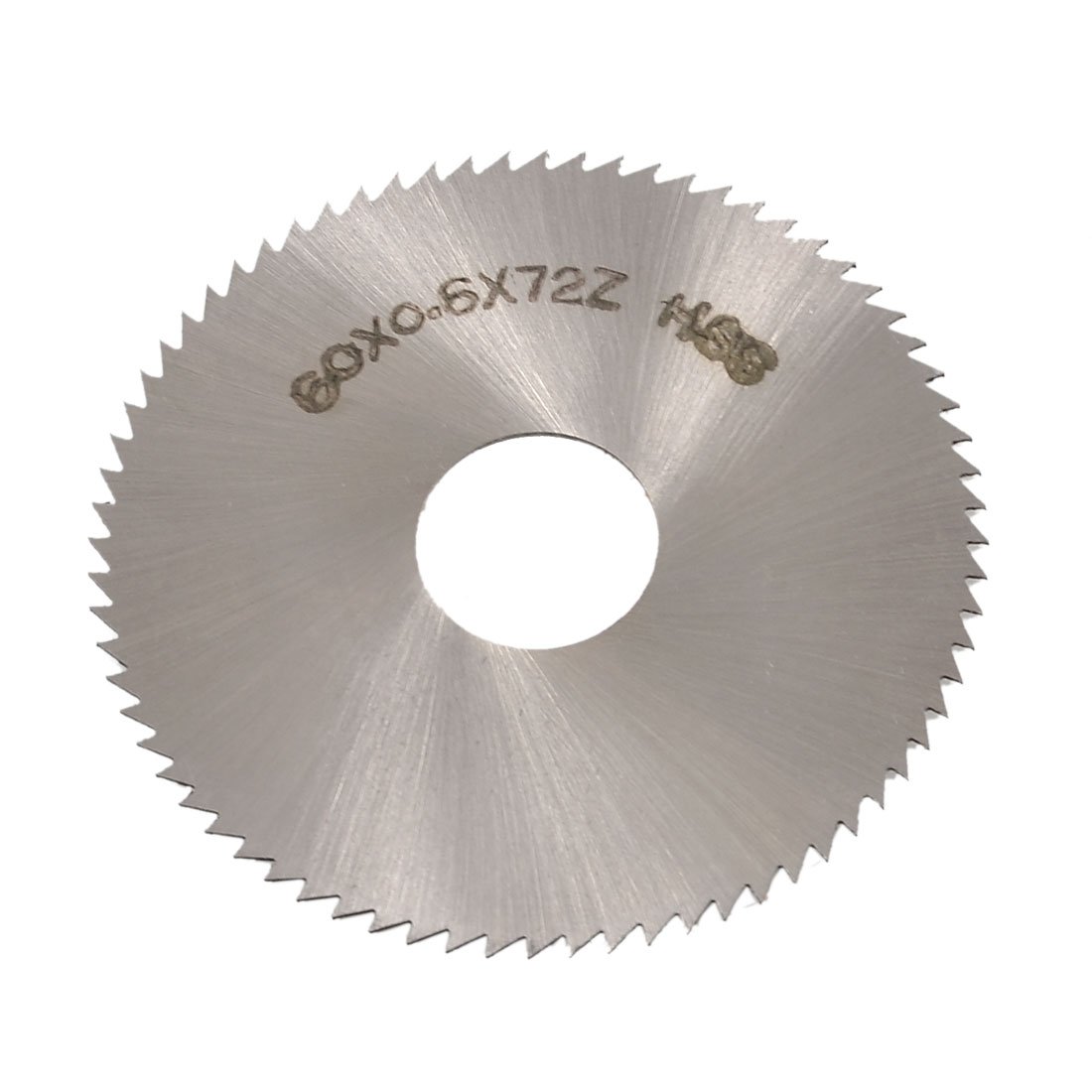 Sourcingmap 60mm OD 0.6mm Thickness 72T HSS Circular Slitting Saw Blade Cutter