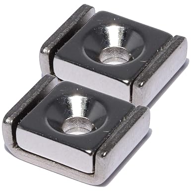 50x Neodym Magnet Mit Bohrung Senkung Topfmagnet 20
