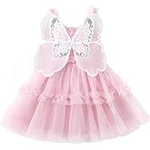 Baby Girl Dress Tulle Fairy Dress Toddler Girl Butterfly Summer Dresses Tutu Sundress Birthday Party Princess Clothes