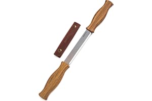 BeaverCraft Draw Knife DK1-4,3" Straight Shave Wood Carving Tools Woodworking Hand Tool Wood Carving Draw Knife (DK1s)