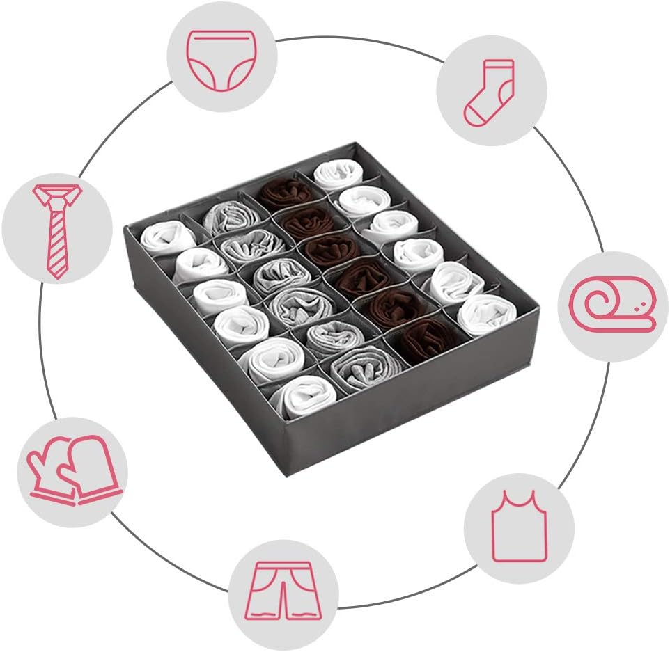 newsni.com LEADSTAR Organizador de Ropa Interior Plegable Organizador