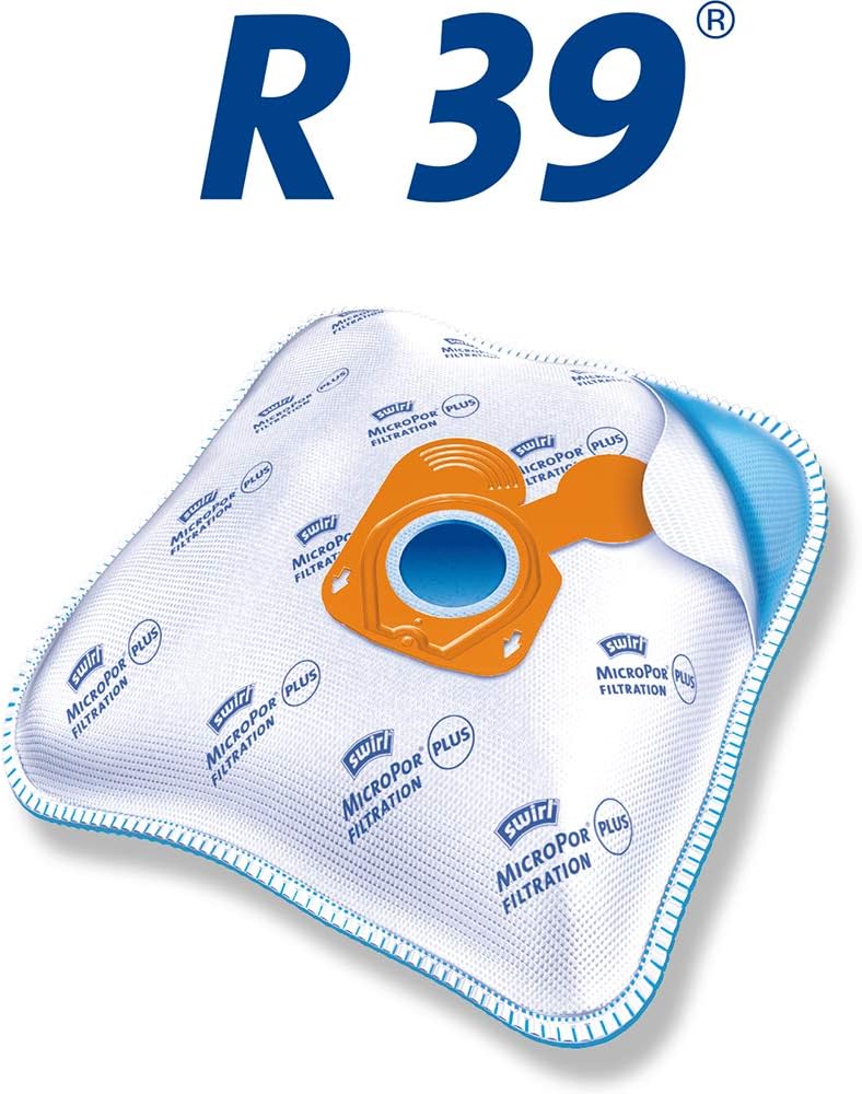 Swirl Fleece Vacuum Cleaner Bags R 39 - for Rowenta and Moulinex Vacuum Cleaners Pack of 4, Natural - Image 4