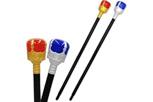 DRONSIDE Kids Scepter Staff Toy - Costume Prop Scepter for Role Play, Themed Party, Halloween Dress-up Parties
