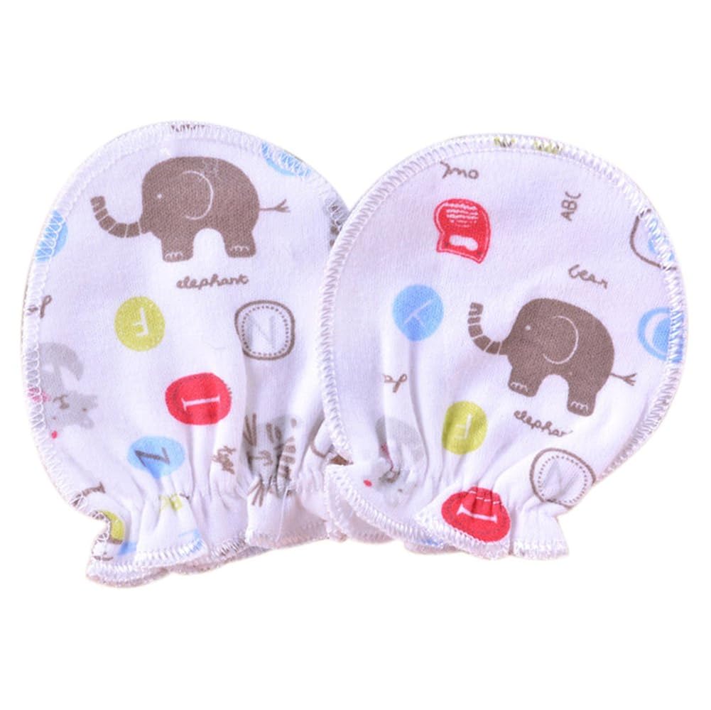 Saver 06 Months Newborn Infant Baby Kid Antiscratch Cotton Gloves