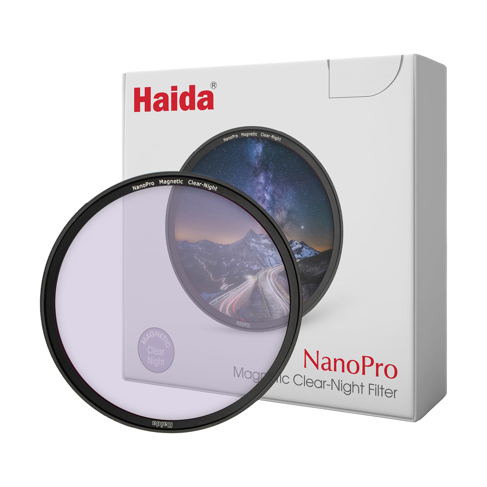 Haida 77mm Magnetic Clear Night Filter Optics Glass Neutral Night Filter — image 1