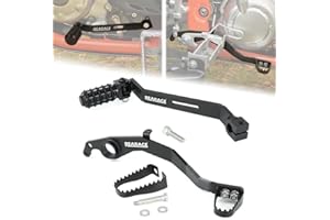 REARACE Brake Pedal & Shift Gear Lever Fit for Raptor 700 2013-2024, Raptor 700R / SE 2013-2024 Rear Brake Pedal Gear Shifter Pedal