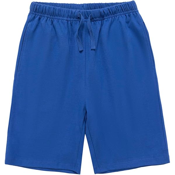 DOMIKING Boys Shorts – Music Graffiti Print, Elastic Waist Pull-On, Casual Athletic Play Shorts