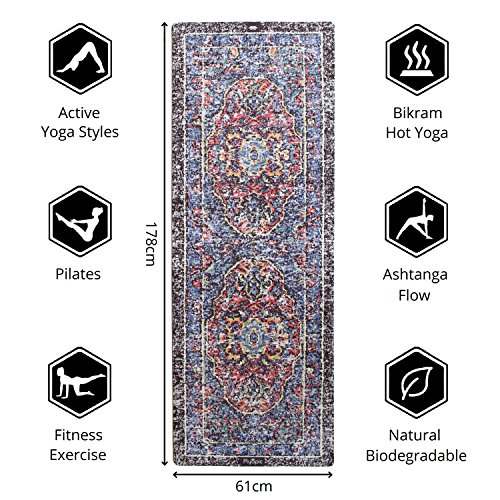 Plyopic-Travel-Yoga-Mat-Foldable-3-in-1-MatYoga-TowelHygienic-Mat-Topper-Sweat-Grip-Surface-and-Non-Slip-Rubber-Backing-For-Yoga-Pilates-Fitness-and-Exercise-Portable-and-Eco-Friendly