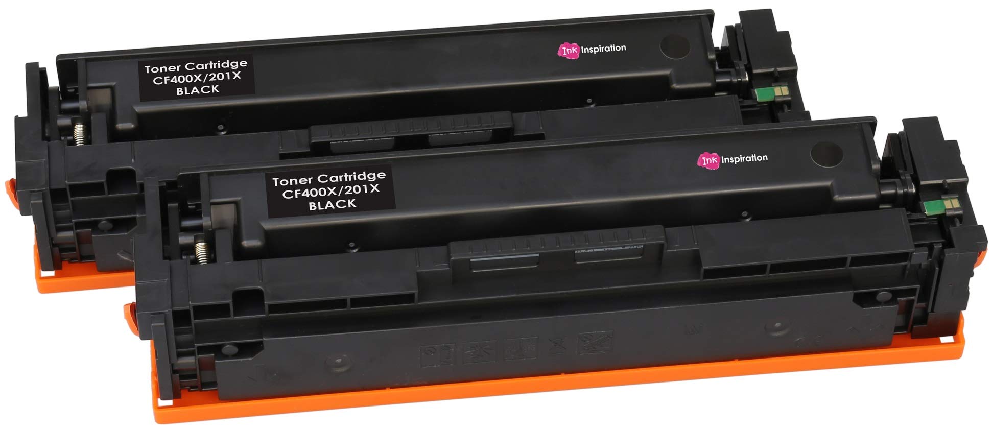Ink Inspiration 2 Black Compatible Laser Toner Cartridges Replacement for 201X CF400X HP Color LaserJet Pro MFP M277dw M277n M274n M252dw M252n | 2,800 Pages