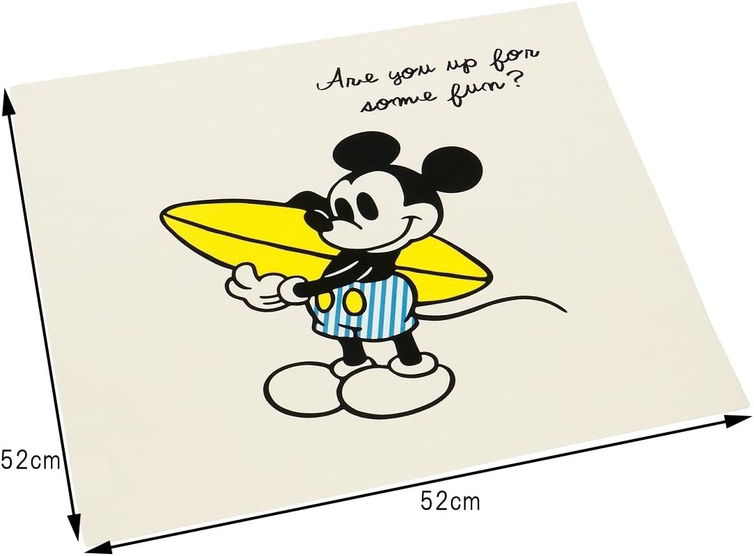 Amazon スケーター ランチクロス 大判 52 52cm クロス ミッキー サーフィン ミッキーマウス ディズニー Kb56 ランチクロス オンライン通販