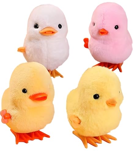 Amazon.com: Toysmith Fuzzy Chick Wind Up Toy : Toys & Games
