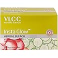 Vlcc Insta Glow Herbal Bleach With Cucumber & Rose Petal For Fairness 54 gm