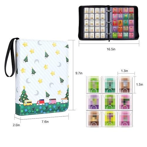 Kitguard 300 Pockets Binder Compatible with Amiibo Cards, ACNH NFC Tags Mini Size Game Cards Carrying Case with Sleeves in Kenya | Whizz Albums Kitguard 300 Pockets Binder Compatible with Amiibo Cards, ACNH NFC Tags Mini Size Game Cards Carrying Case with Sleeves in Kenya | Whizz Albums