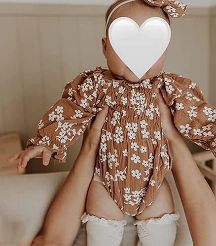 MA&BABY 2pcs Infant Baby Girls Romper Dress Headband Long Sleeve