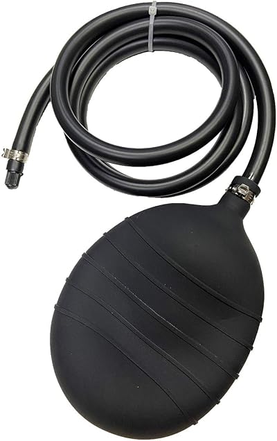 SDTOOLS 1 PVC Flexible Plug Drain Test Air Bag Stopper Schrader Valve 110mm