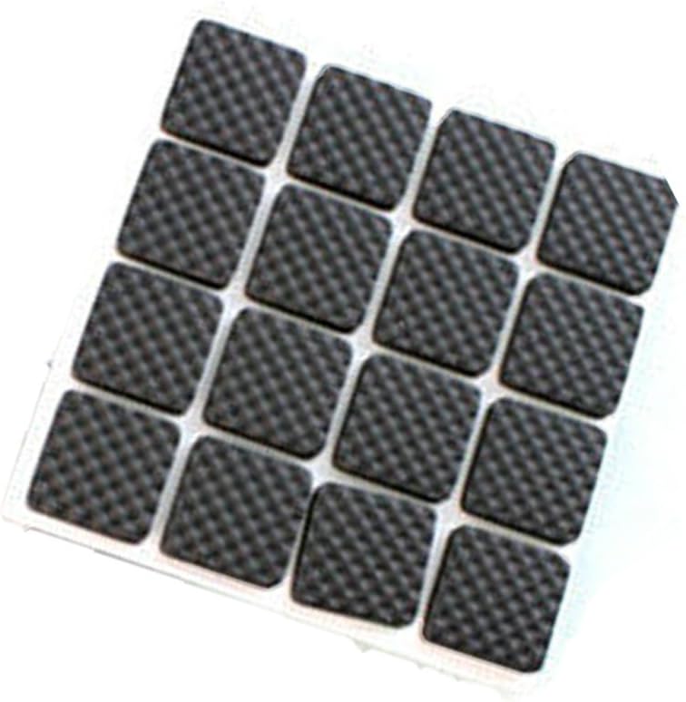 Red Sale® 16x Square Non-Slip Pad Mat Plastic Slip Hemmer for Furniture Sofa Table with Sliding Stopper