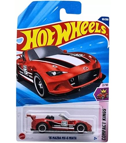 Amazon.com: Hot Wheels Zamac '15 Mazda MX-5 Miata, HW Modified 5/5