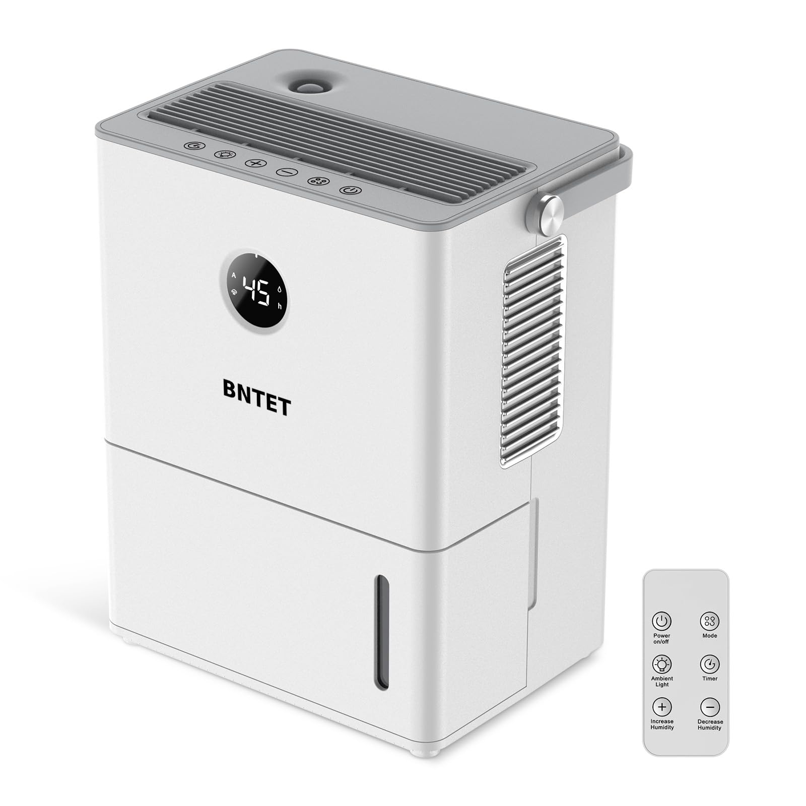 Photo 1 of BNTET 2-in-1 Dehumidifier and Humidifier Combo, 68 oz Tank with Auto Shutoff, Smart Humidity Control, 30-Second Rapid Dehumidification, 12H Timer, 7-Color LED Light for Home Use