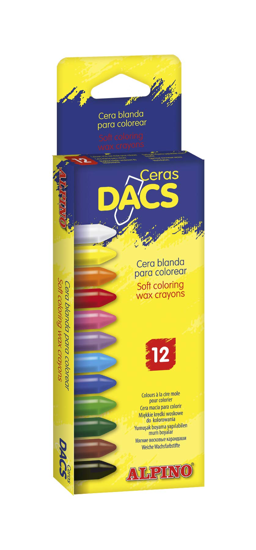 Dacs 8412529290008 - Case with 12 Wax Crayons.