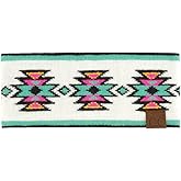 C.C Southwest Pattern Headwrap For Women Unisex - Stretchable Soft Warm Knit Winter Headband Ear warmer Ear muffs (Ivory)