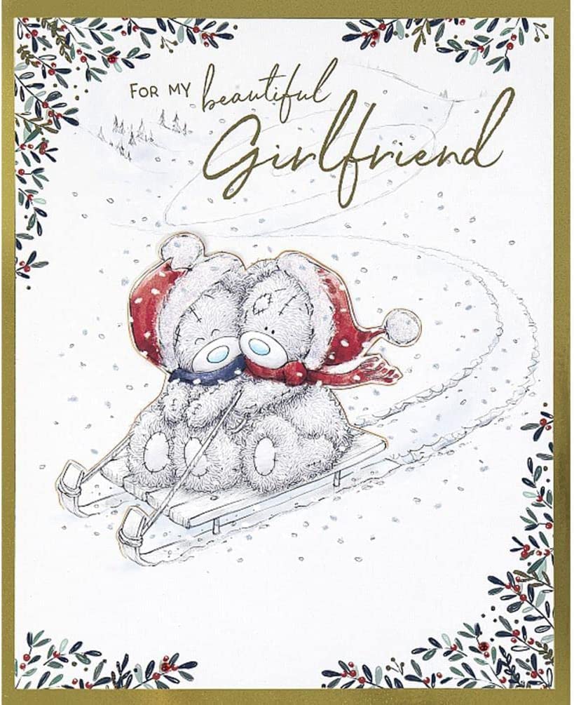 Me To You Bear Beautiful Girlfriend Boxed Christmas Card