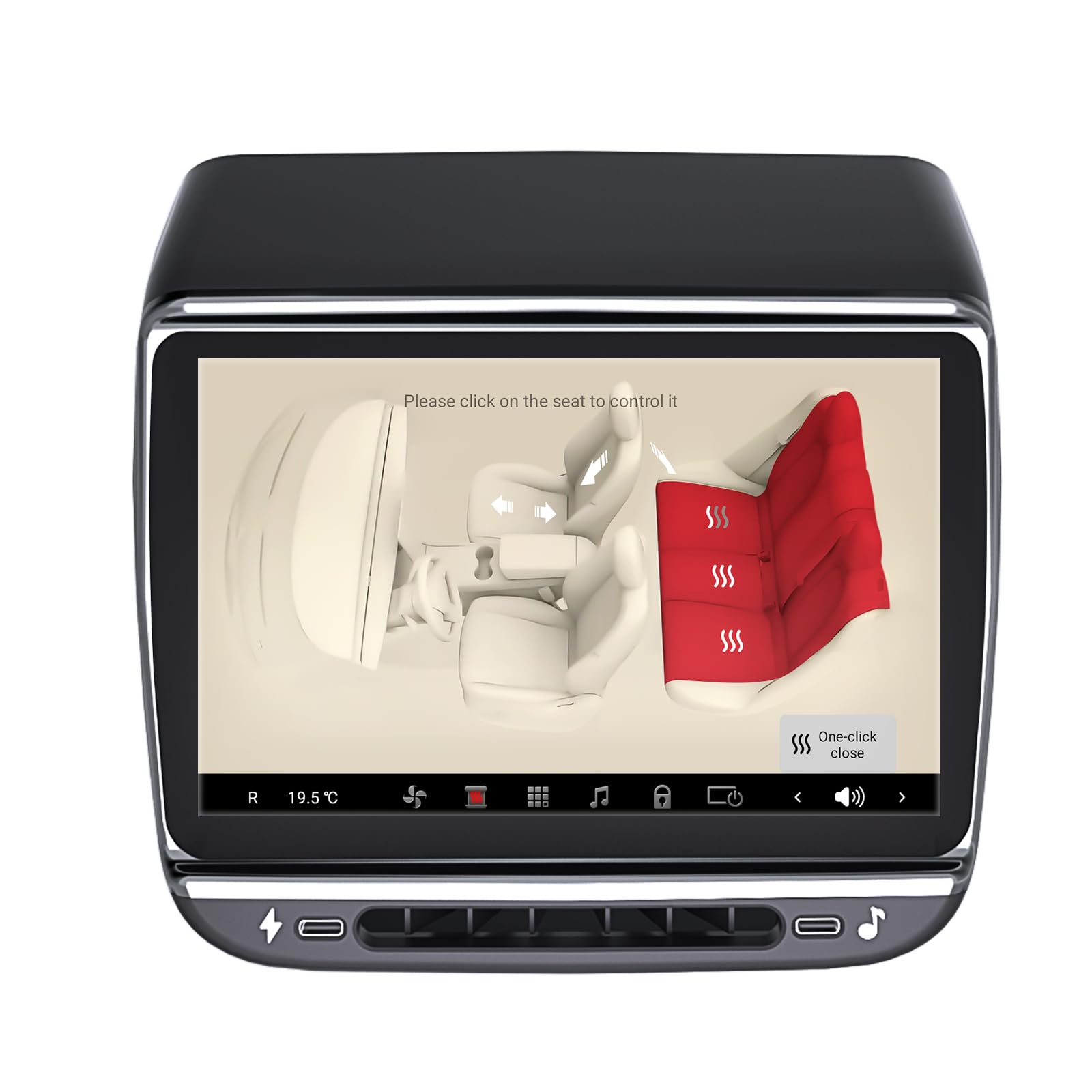 7.2 Inch Rear Display for Tesla Model 3 2017-2023 and Model Y 2019-2024 ...