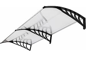 AFFAVON 40"x80" Window Awning Exterior, Awnings for Door Entrance,Cover Entry Door Outdoor Patio Awning Canopy, Front Door Overhang Awning for Sun Shutter, UV, Rain and Snow Protection