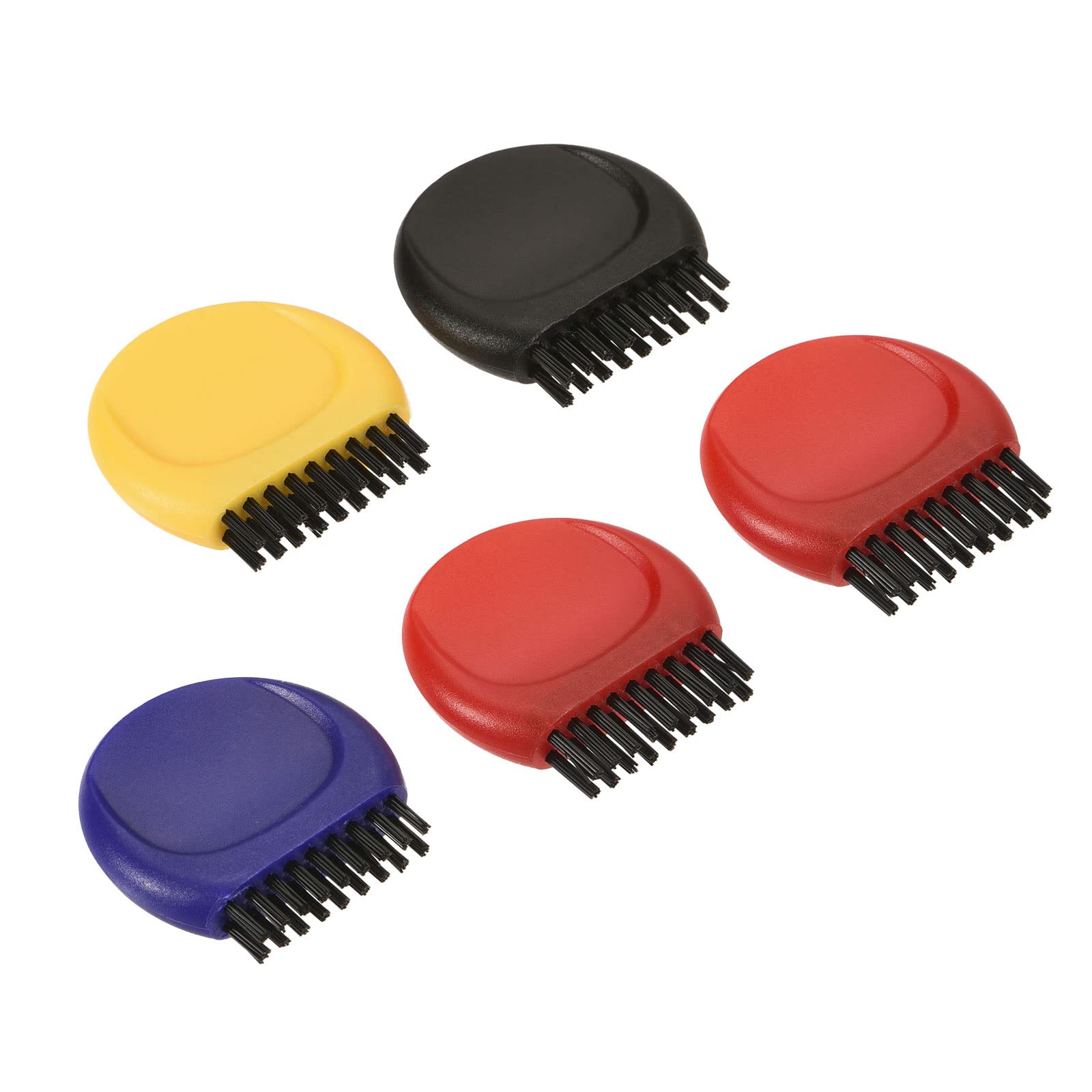 M METERXITY 1 Set Mini Golf Club Brush - Golf Course, Round Soft & Portable & Dust Clean, Apply to Golf Links (4 Colors)