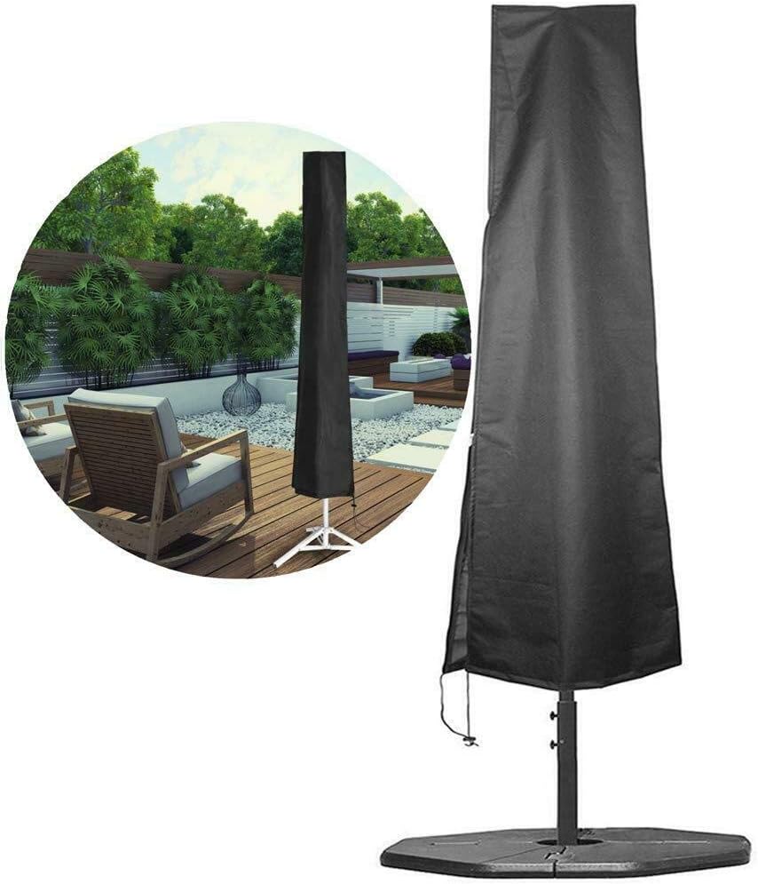 Patio Umbrella Covers Outdoor Umbrellas Cover For 8ft 11ft Umbrella Patio Parasol Cover Garden Offset Market Umbrella Cover With Zipper Water Resistant Oxford Fabric Storage Bag 74 8 190cm Amazon Co Uk Kitchen Home