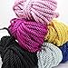 20 bundlesx5yds(100 yards)1/5''- 5mm 3 braided Cord Thread Decorative Twisted Satin Polyester Twine Cord Rope String Thread Shiny Cord Choker Thread DIY Cord Jewelry Findings GD20SC150
