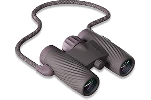 Bushnell A1 10x25 小巧双筒望远镜,适合成人和儿童,防水,防雾,10 倍放大,全多涂层镜片和橡胶护甲 - 梅紫色