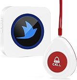 SINZUX Personal Alarm for Elderly 1 UK Receiver Waterproof Transmitter view 1