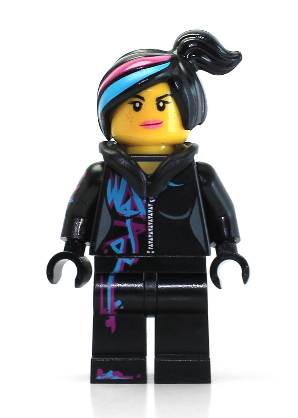 Amazon Com Lego The Movie Minifigure Wyldstyle With Hoodie Down Toys Games Lego Movie Lego Movie Sets Lego
