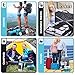 PRO Packing Cubes for Travel | 10 Piece Luggage Organizer Set | Premium Quality Travel Cubes for Packing Suitcase, Carry-on, Bags and Backpack - Aqua-White