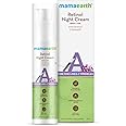 Mamaearth Retinol Night Cream with Bakuchi | Anti Aging Face Moisturizer | Reduces Facial Lines & Wrinkles | Overnight Restorative Formula | 1.76 Oz (50g)