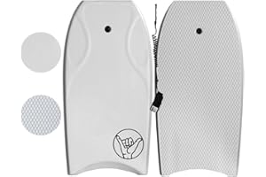South Bay Board Co. - 42" Razzo Bodyboard - Best Premium Body Board for Kids & Adults - Durable, Lightweight EPS Core - Smooth EVA Foam Top Deck & HDPE Impact Netting Plastic Bottom Deck