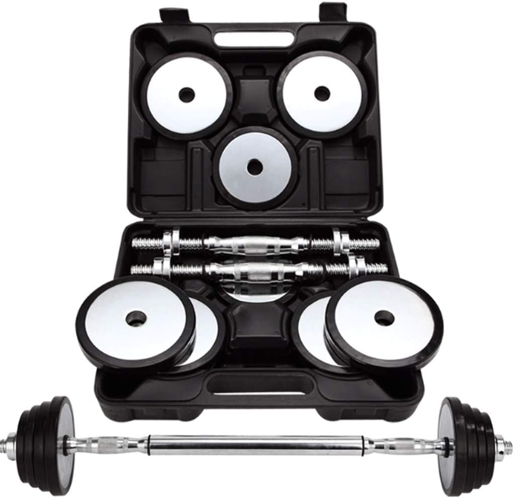 Dumbbell A Pair of Adjustable Weight Dumbbell 15kg / 20kg Dumbbell Weights Dumbbells Set Men's Home Gym Fitness Dumbbell Barbell Set Dumbbell Set (Color : 20kg(10kg2))