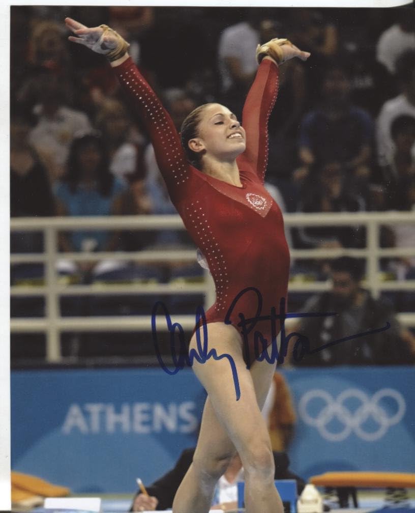 * CARLY PATTERSON * Athens Olympic Games signed 8 x 10 photo / UACC RD