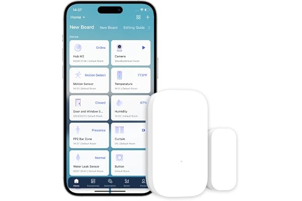 Aqara Zigbee Door and Window Sensor 1 Pack, Wireless Mini Contact Sensor | Home Automation, Requires Aqara Hub, Zigbee Connec
