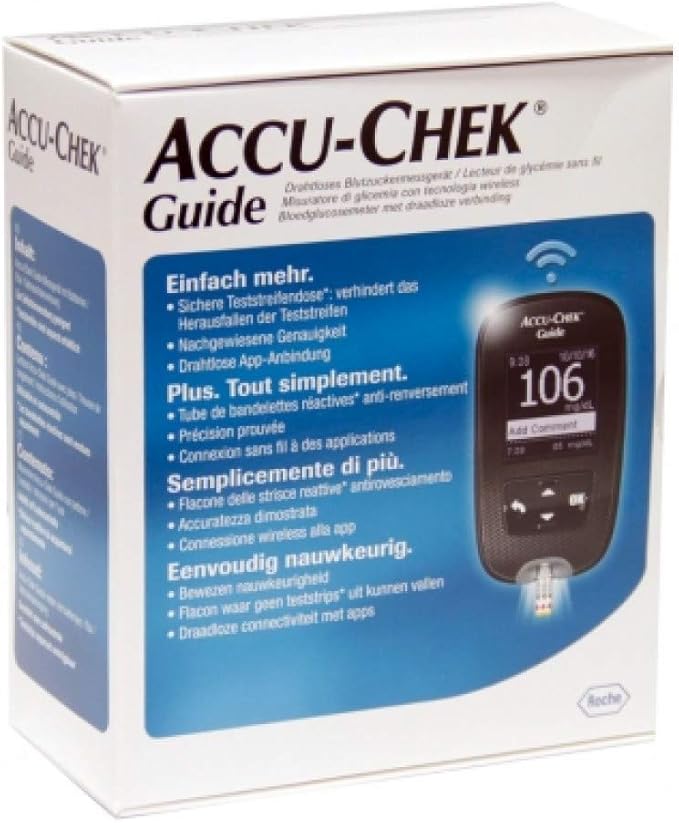 NUOVO ACCU CHEK GUIDE Kit per la Misurazione della