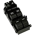 Replacement Window Master Switch - Double Auto Button - Compatible with Honda Accord EX & EX-L 2008, 2009, 2010, 2011, 2012 - Replaces 35750-TA0-A31, 35750-TA0-A32 - Driver Side Double Auto Switch