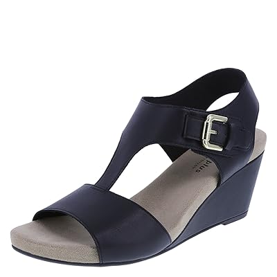 Comfort Plus By Predictions Women S Vanna Mid Wedge Sandal
