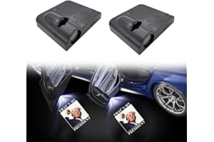 ORALSIM Trump 2024 Logo Car Door Lights, Save America Again Wireless Welcome Courtesy Door LED Light for All car Models 2pcs (Trump-1)