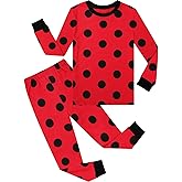 A&J DESIGN Cotton Printed Pajamas for 2-14 Years Kids, 2-Piece Pjs Set
