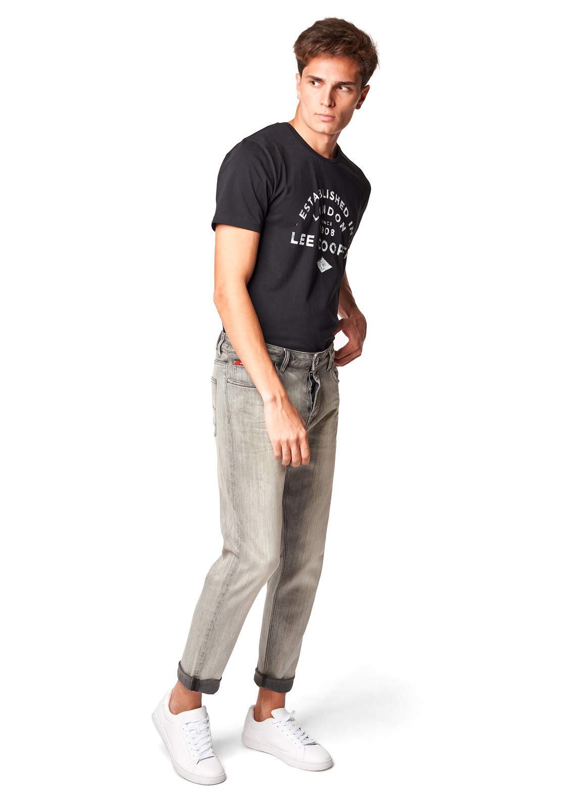 Lee Cooper Men's LeeCooper Jeans, Light Grey, Standard